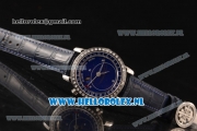 Patek Philippe Grand Complication Steel Case 9015 Auto with Blue Dial and Blue Leather Strap