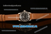 Rolex Explorer Tiffany & Co Steel Case 2813 Auto with Black Dial and Brown Nylon Strap