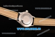 Rolex Cellini Time Asia 2813 Automatic Steel Case with White Dial Black Leather Strap and Stick/Roman Numeral Markers