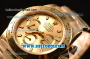 Rolex Daytona Yellow Gold Rolex 4130 Auto Best Edition 1:1 Clone Gold Dial 116508