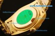 Rolex Day-Date Automatic Full Gold with Diamond Bezel and White MOP/Diamond Dial