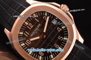 Patek Philippe Aquanaut 4813 Automatic Rose Gold Case with Brown Dial and Black Rubber Strap