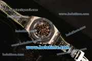 Audemars Piguet Royal Oak Offshore 57th Street Chrono Swiss Valjoux 7750 Automatic Titanium Case with PVD Bezel - Run 12@Sec 1:1 Original (NOOB)