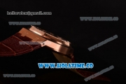 Audemars Piguet Royal Oak 41MM Swiss Tourbillon Manual Winding Rose Gold Case with Black Dial Diamonds Bezel and Stick Markers (FT)