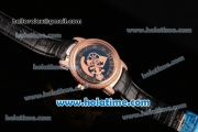 Ulysse Nardin Freak Automatic Rose Gold/Diamond Case with Black Dial and Black Leather Strap (EF)