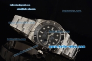 Rolex Submariner Rolex 3135 Automatic Stainless Steel Case with Stainless Steel Strap and Black Dial Stick Markers