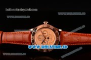 Corum Heritage Romvlvs Asia Automatic Rose Gold Case with Pink Dial and Roman Numeral Markers