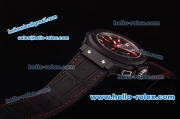 Hublot Big Bang Hub 4100 Full Ceramic Case with Black Dial and Red Markers-1:1 Original