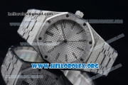 Audemars Piguet Royal Oak 41MM Asia Automatic Steel Case with White Dial and Steel Bracelet (EF)