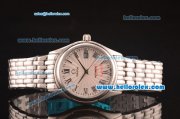 Omega De Ville Prestige Automatic Full Steel with White Dial and Roman Markers