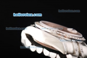 Rolex Datejust Automatic Movement Diamond Case with Diamond Bezel and Diamond Markers