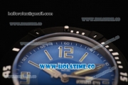 Ball Engineer Hydrocarbon Spacemaster Miyota 8205 Automatic PVD Case with Blue Dial and Stick/Arabic Numeral Markers