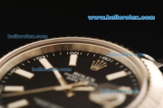 Rolex Datejust II Swiss ETA 2836 Automatic Movement Full Steel with Black Dial and White Stick Markers