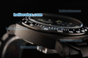 Panerai Luminor Regatta Pam 308 Automatic Movement PVD Case with Black Dial and PVD Strap