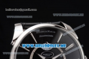 Parmigiani Tonda Tourbillon Asia ST25 Automatic Steel Case with Black Dial and Black Leather Strap Stick Markers