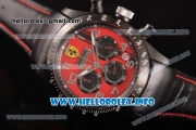 Scuderia Ferrari Chronograph Miyota OS20 Quartz PVD Case with Red Dial and Silver Arabic Numeral Markers