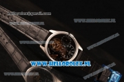 Zenith Chronomaster El Primero Tourbillon Manual Winding Steel Case with Black Dial and Black Leather Strap