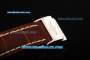 Breitling for Bentley Motors Automatic Movement with Brown Dial and Brown Leather Strap