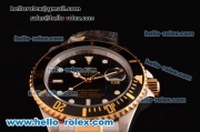 Rolex Submariner 2813 Automatic Movement Two Tone Strap with Black Bezel and Dial