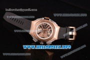 Audemars Piguet Royal Oak Concept Laptimer Michael Schumacher Limited Edition Miyota Quartz Rose Gold Case with Skeleton Dial Rose Gold Bezel and Black Rubber strap