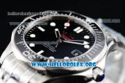 Omega Seamaster Diver 300 M Swiss ETA 2824 Automatic Stainless Steel Case/Bracelet with Ceramic Bezel Black Dial