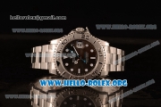 Rolex Yacht-Master Swiss ETA 2836 Automatic Steel Case with Black Dial and Steel Bracelet - 1:1 Origianl