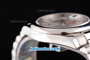 Rolex Datejust II Oyster Perpetual Automatic Movement Silver White Dial with Stick Marker and SS Strap