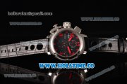 U-Boat U-51 Chimera Watch Limited Edition Chrono Miyota Quartz Steel Case with Black Dial and Red Arabic Numeral Markers