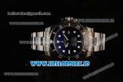 Rolex DEEPSEA Sea-Dweller Clone Rolex 3135 Automatic PVD Case Blue Dial With Dots Markers PVD Bracelet (BP)