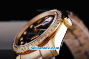 Rolex Datejust Automatic Black Dial with Diamond Bezel