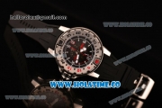 Richard Mille RM028 Swiss Valjoux 7750 Automatic Steel Case with Skeleton Dial and Black Rubber Strap - Red