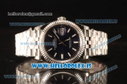 Rolex Datejust 41 Steel Rolex 3235 Auto With Steel Bracelet Blue Dial Stick