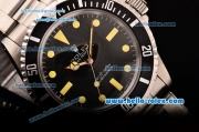 Rolex Submariner Oyster Perpetual Comenx Swiss ETA 2836 Automatic Full Steel with Black Dial and Yellow Markers