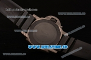 Panerai Luminor Submersible 1950 Carbotech Clone Panerai P.9000 Automatic Carbon Fiber Case with Black Dial and Yellow Markers - 1:1 Original (KW)