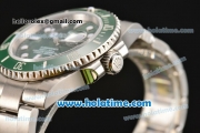 Rolex Submariner Swiss ETA 2836 Automatic Steel Case with Green Dial and Ceramic Bezel - 1:1 Original