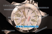 Ball Engineer Hydrocarbon Spacemaster Captain Poindexter Date-Day Miyota 8205 Automatic Steel Case with White Dial and Stick/Arabic Numeral Markers