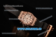 Audemars Piguet Royal Oak Offshore Miyota OS20 Quartz Diamonds/Rose Gold Case with White Dial and Arabic Numeral Markers - Diamonds Bezel (EF)