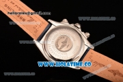 Breitling Chronomat Evolution Swiss Valjoux 7750 Automatic Steel Case with Blue Dial and Silver Stick Markers (BP)