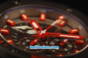 Hublot King Power F1 Monza Chronograph Swiss Valjoux 7750 Automatic Movement with Ceramic Case and Bezel