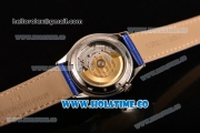 Vacheron Constantin Metiers d'Art Swiss ETA 2824 Automatic Steel Case with Blue MOP Dial and Diamonds Markers