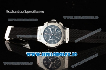 Hublot Big Bang Chrono Swiss Valjoux 7750 Automatic Steel Case Black Dial With Stick/Arabic Numeral Markers Black Rubber Strap