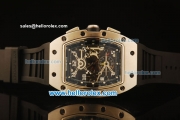 Richard Mille RM011 Automatic Movement Steel Case and Bezel with Black Rubber Strap