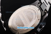 Tag Heuer Grand Carrera Calibre 17 Chronograph Quartz Full Black with Rose Gold Markers