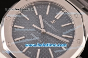 Audemars Piguet Royal Oak Miyota 9015 Automatic Full Steel with Sitck Markers and Blue Dial - 1:1 Original Best Version