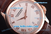 Chopard L.U.C Asia 2836 Automatic Movement Rose Gold Case with White Dial and Roman Numeral Markers