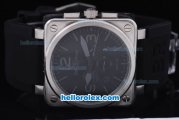 Bell & Ross BR 01-94 Phantom Working Chronograph Quartz with Black Dial