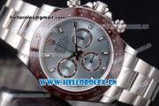 Rolex Daytona Clone Rolex 4130 Automatic Stainless Steel Case/Bracelet with Stick Markers and Blue Dial (EF)