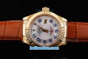 Rolex Datejust Automatic Movement Full Gold with White Dial