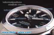 Rolex Explorer Asia 2813 Automatic Movement ETA Coating Steel Case and Strap with Black Dial