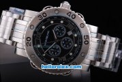 Montblanc Sport Working Chronograph Quartz with Black Dial